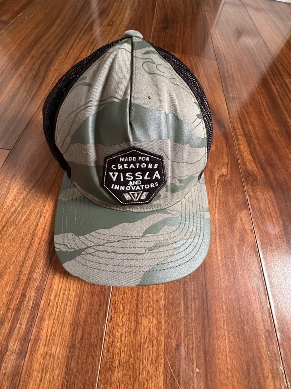 Vissla "Creators and Innovators" Tiger Camo Mesh Trucker Hat - SnapBack